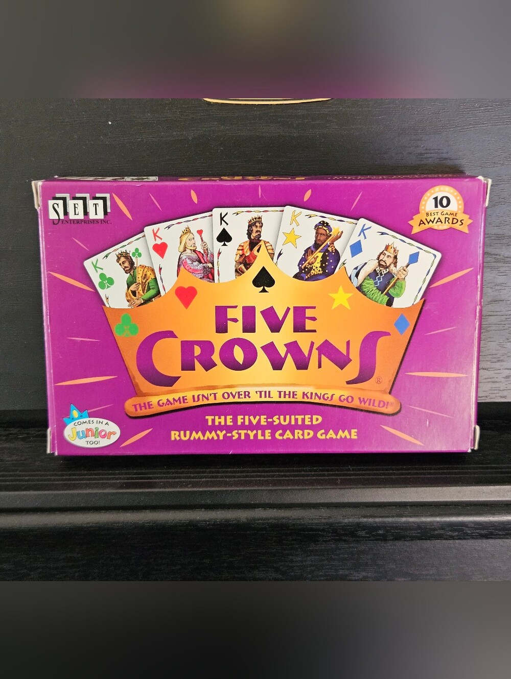 Playmonster Five Crowns The Five Suited Rummy Style Card Game
